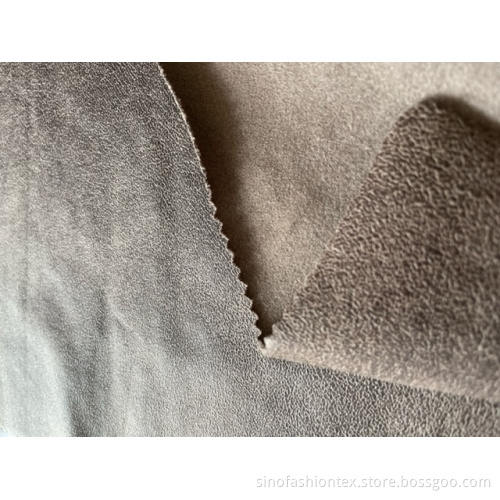 Suede Spandex polyester med belagt tyg för Lady&#39;s Winter